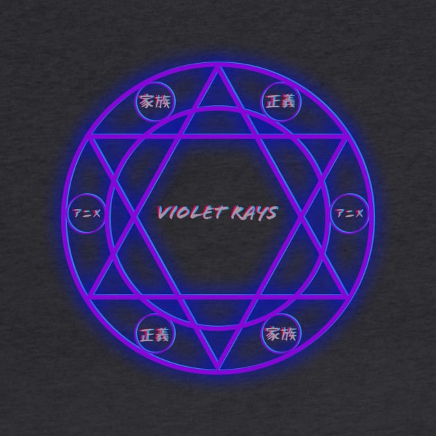 Violet Rays (Transmutation Circle Design) by WillTesla